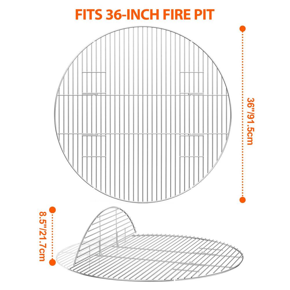 onlyfire size comparison with grill tools demonstrating 36 inch scale and capacity