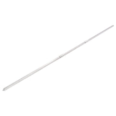 onlyfire front view of assembled 28–37" spit rod showing durable 304 stainless