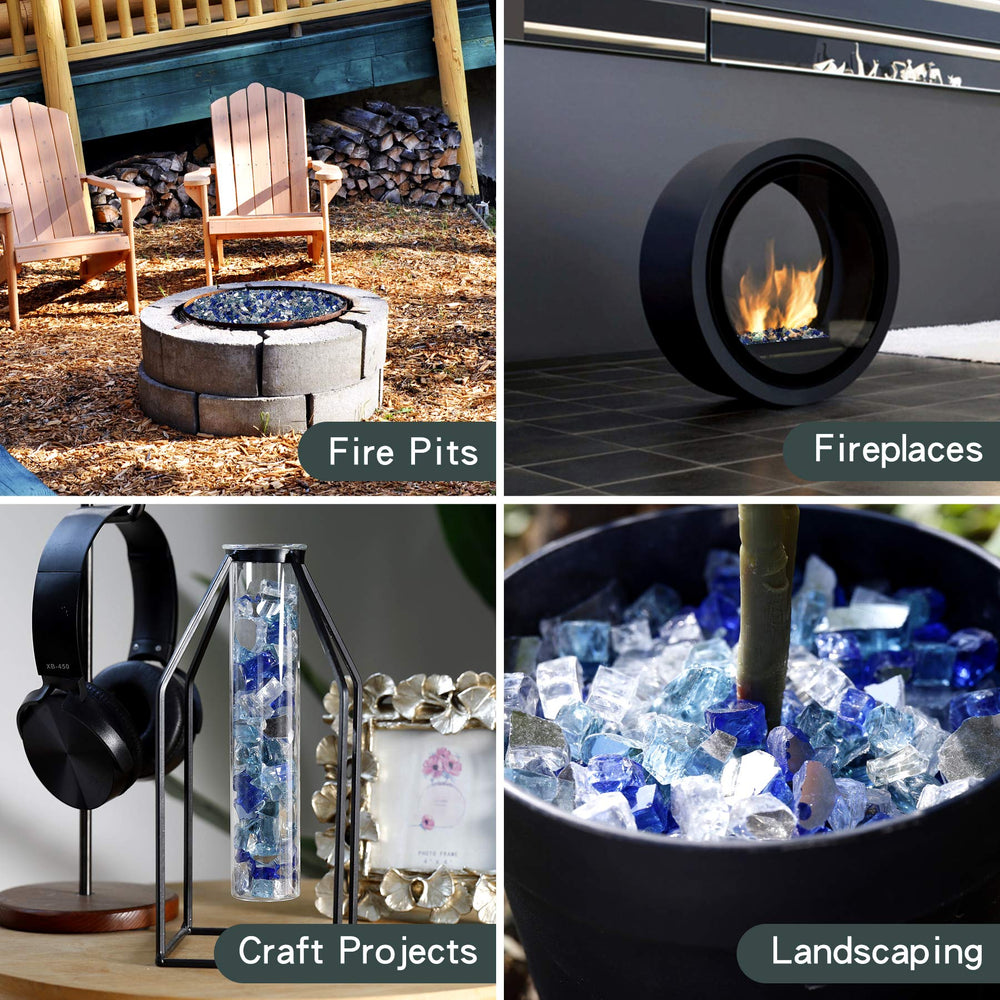 Onlyfire spread across gas fireplace floor concealing burner and improving look