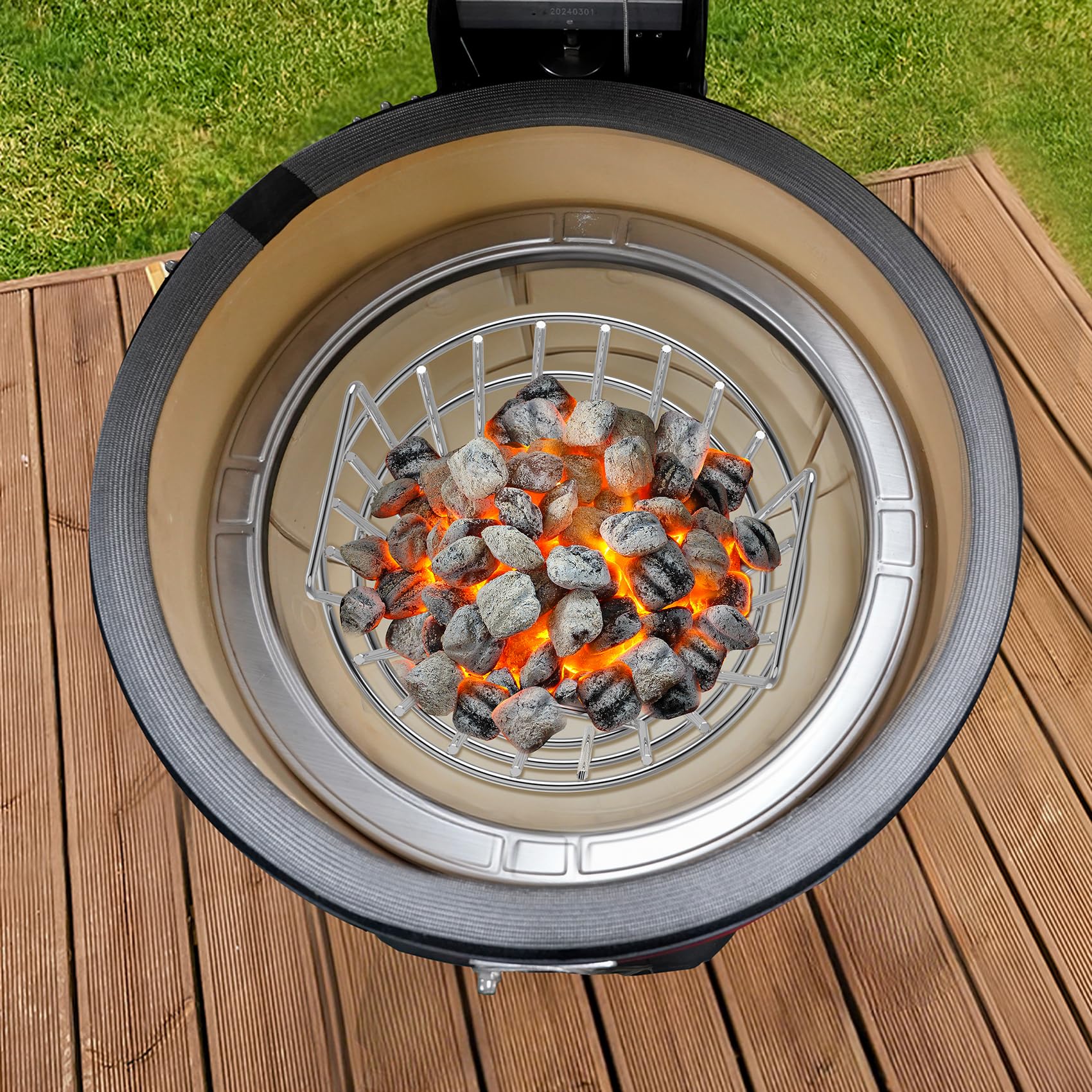 onlyfire stainless steel texture resisting rust and high heat