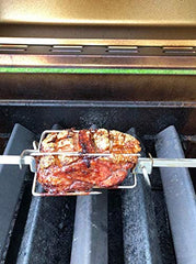 onlyfire tapered tip closeup for easier food insertion and safer handling