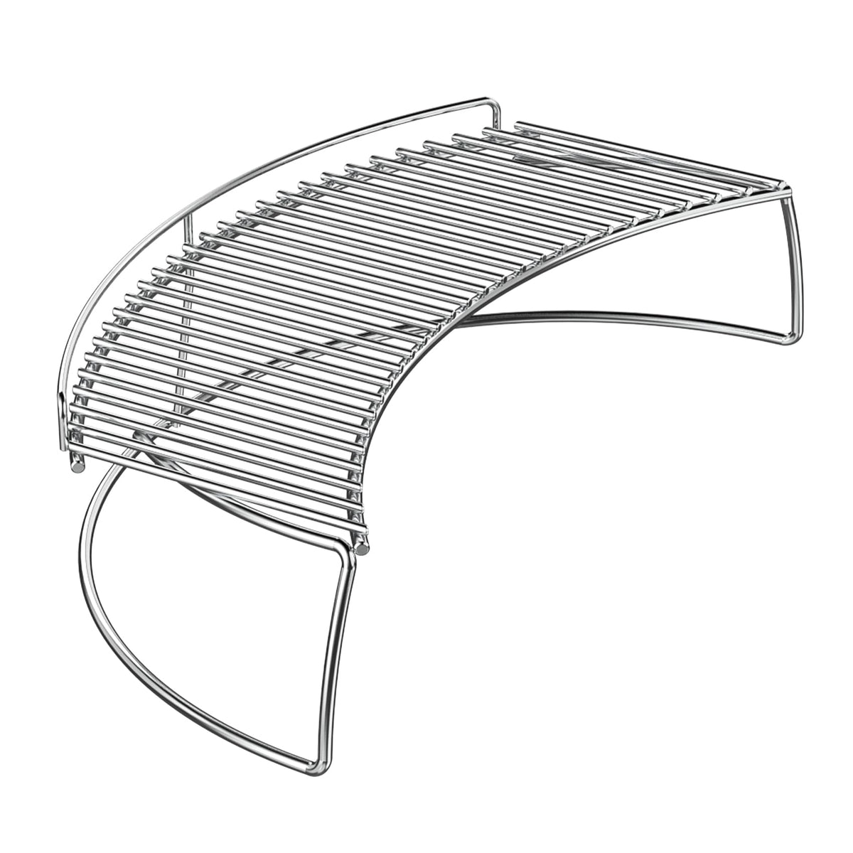onlyfire warming rack front view showing added cooking surface benefit