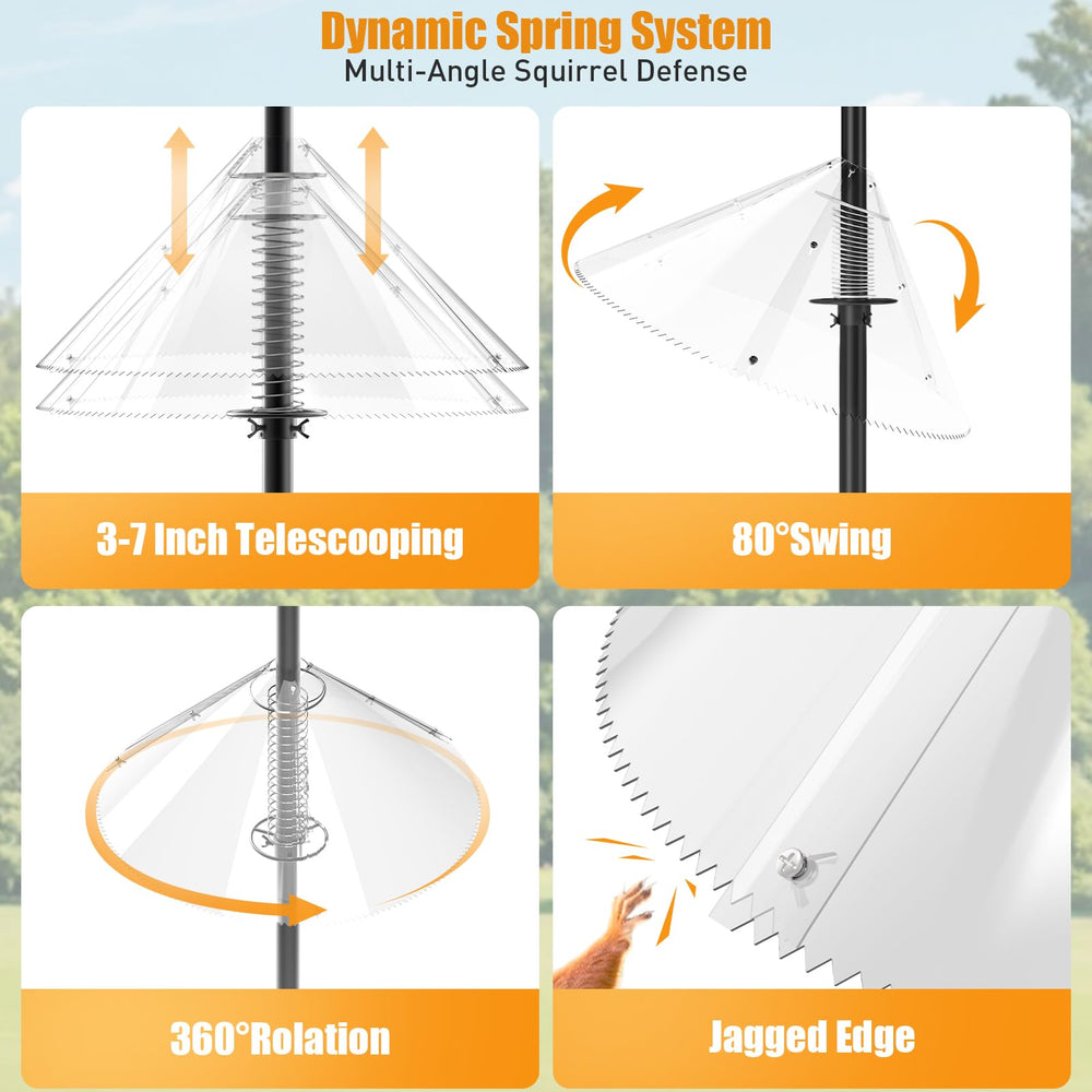 onlyfly mounted on pole demonstrating easy installation and seed savings