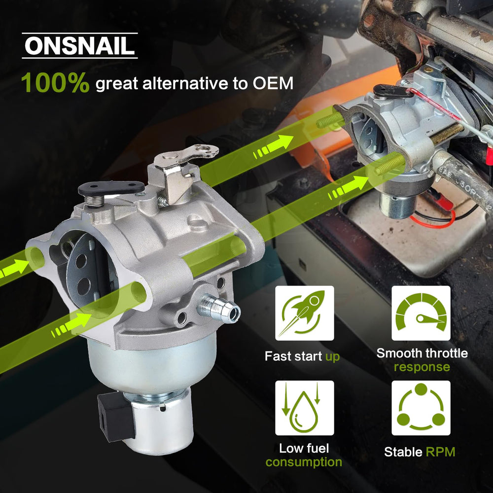 Onsnail fuel pump and line included to restore consistent fuel delivery