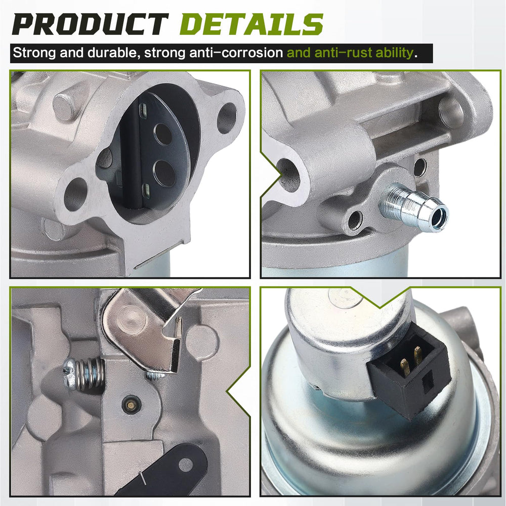 Onsnail carburetor mounted on Kohler engine for quick restore of performance