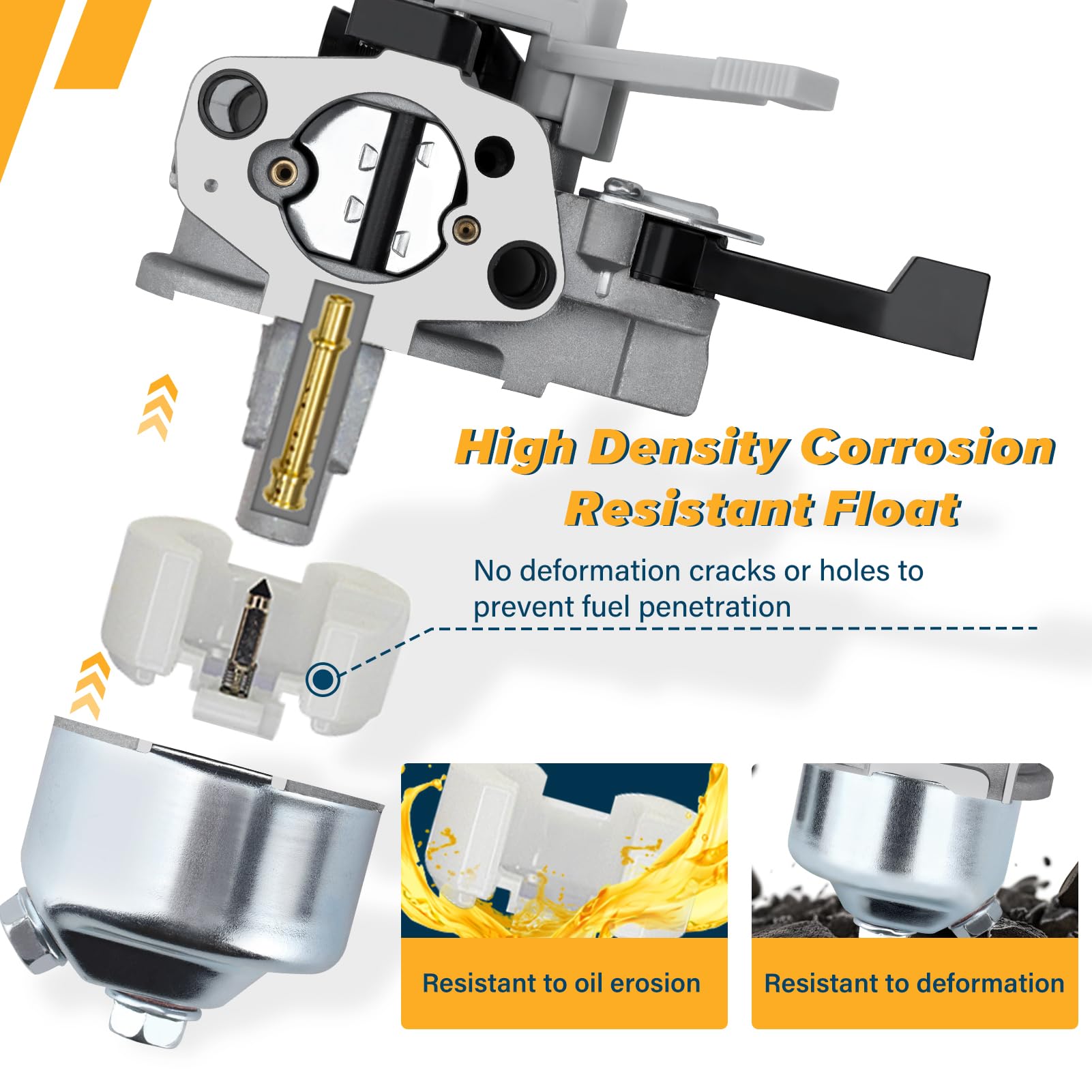 Onsnail carburetor size comparison against ruler to confirm correct fit dimensions