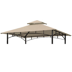 ontheway front view of replacement canopy showing full two-tier coverage and protection