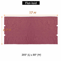ontheway fabric close-up showing 300D Oxford weave and durable finish benefit