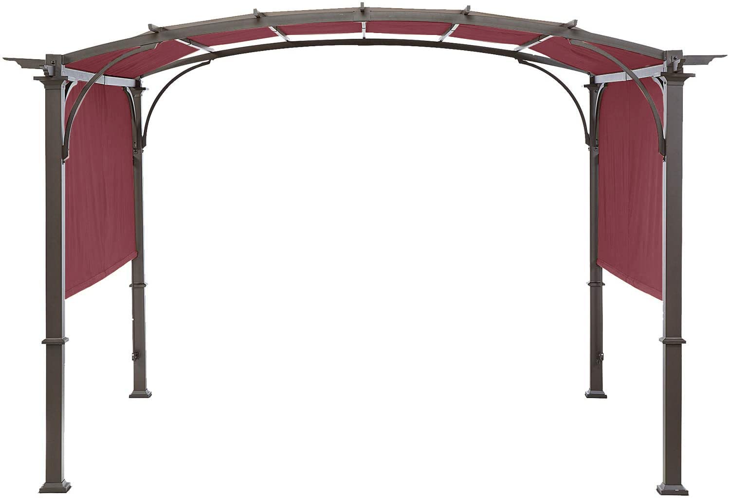 ontheway front canopy on pergola frame showing full coverage and refreshed look