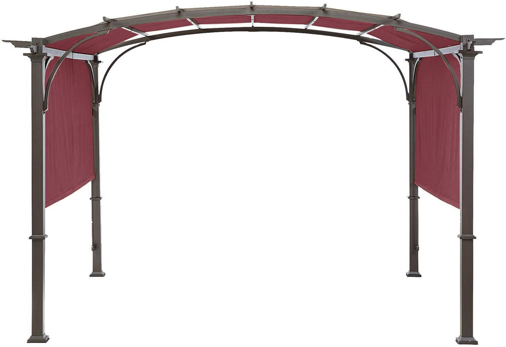 ontheway front canopy on pergola frame showing full coverage and refreshed look