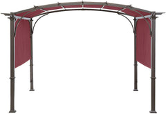 ontheway front canopy on pergola frame showing full coverage and refreshed look