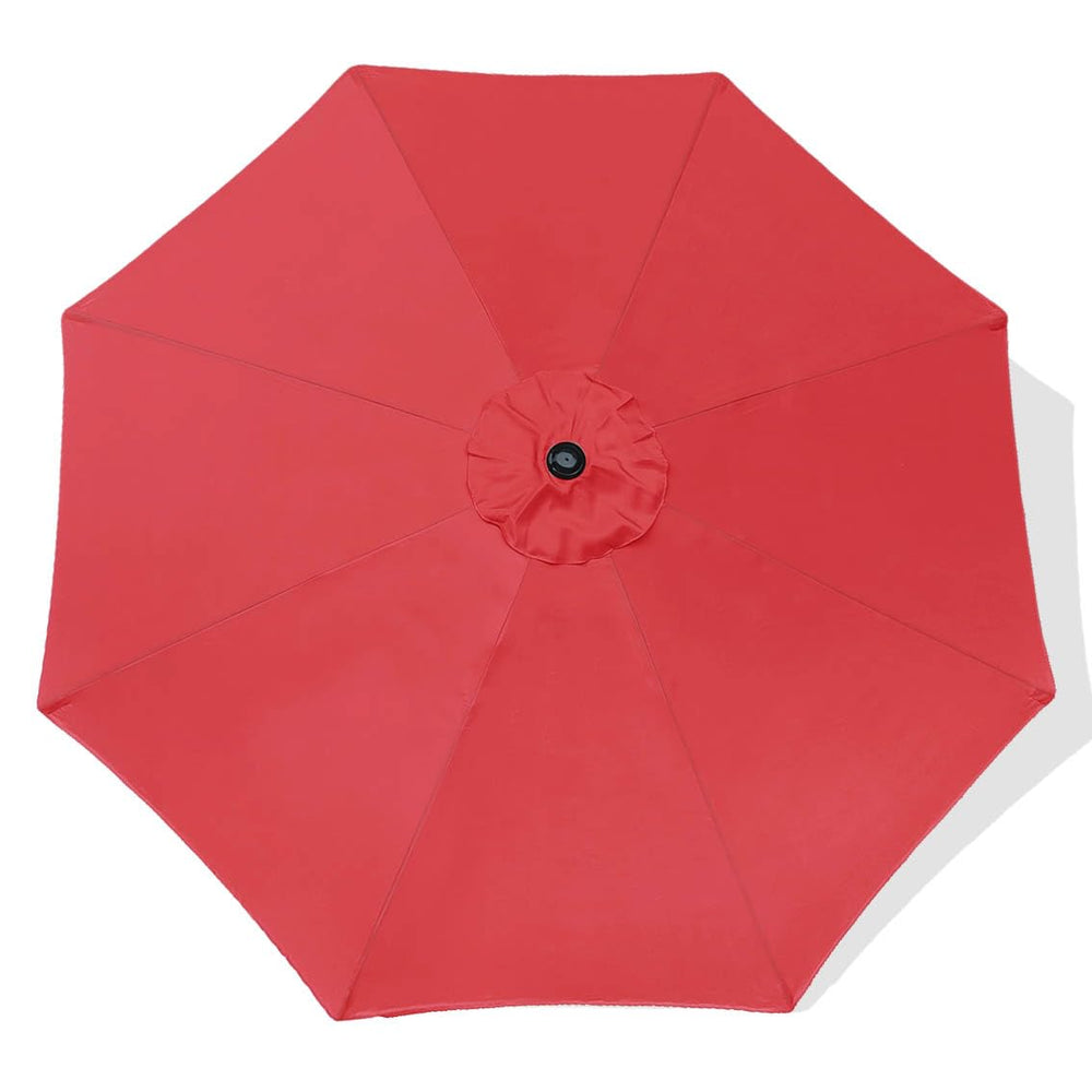 ontheway red replacement canopy front view showing full coverage and bright color