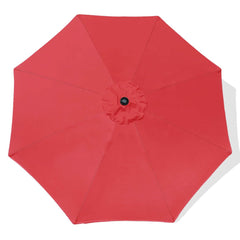 ontheway red replacement canopy front view showing full coverage and bright color