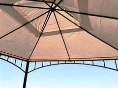 ontheway canopy installed on gazebo in backyard showing refreshed shelter benefit