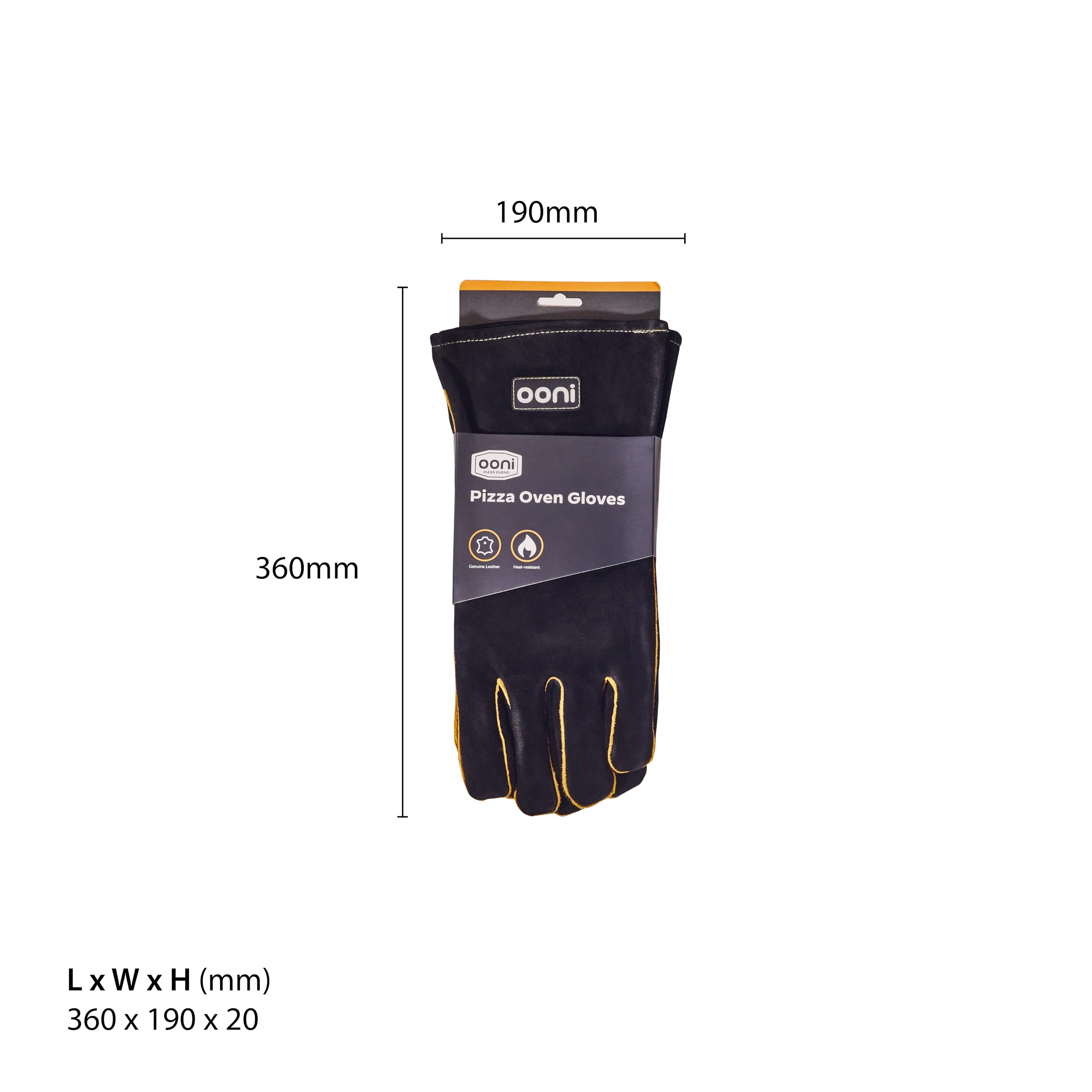 ooni gloves insulation layer detail showing heat shielding benefit