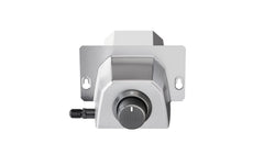 Ooni gas burner front view showing compact design and reliable heat
