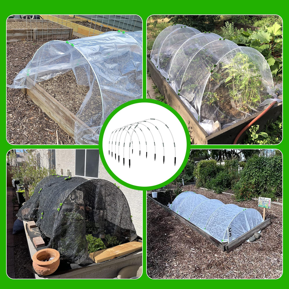OOTONAT garden row with cover showing season-extension protection and tidy appearance