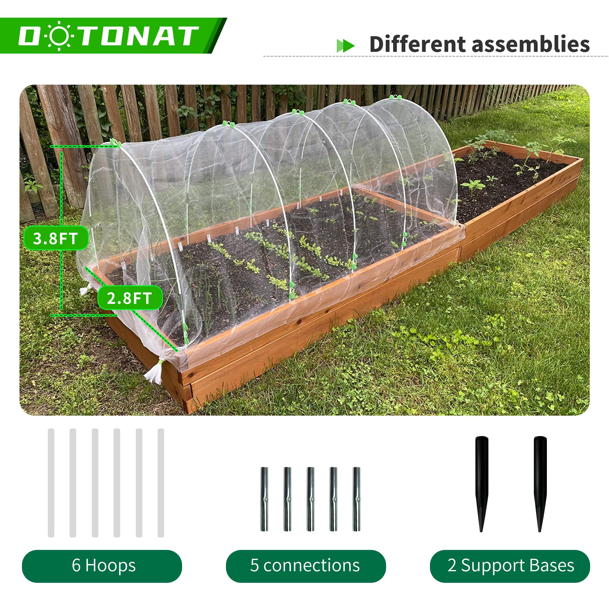 OOTONAT hand holding hoop showing size and flexible strength for easy handling