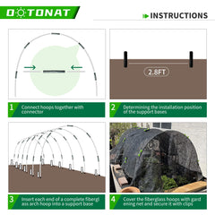 OOTONAT support base pushed into soil showing secure anchoring and easy installation