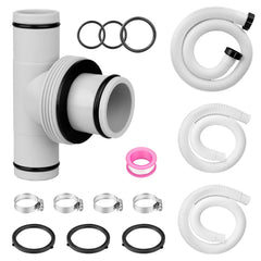 Ophjerg front view of full hose and connector kit showing included parts for easy replacement