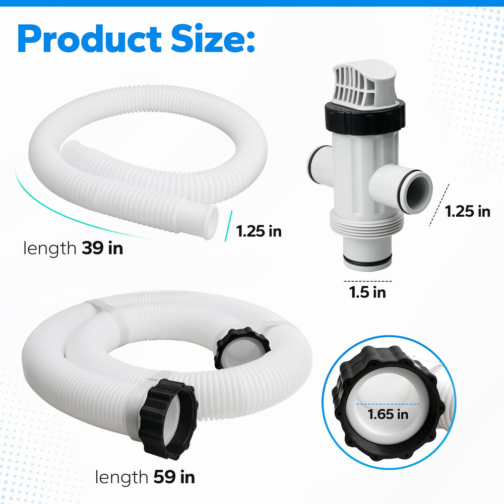 Ophjerg 1.25 inch hose end detail, secure leak-resistant connection