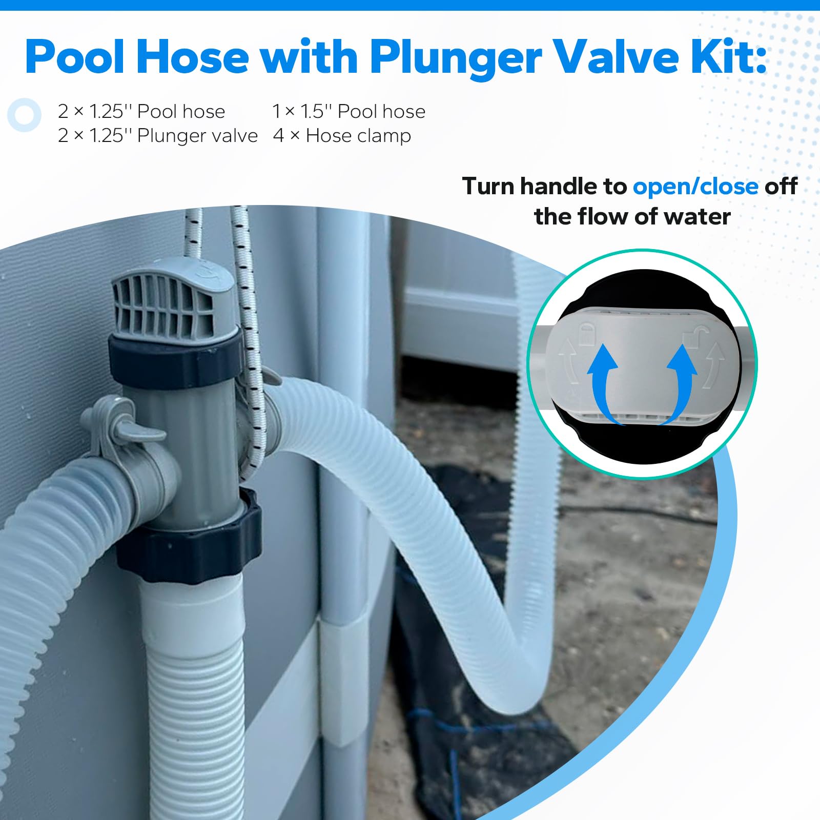 Ophjerg seals and clamps detail, durable chemical-resistant parts