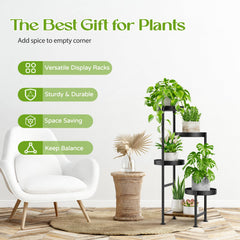 Oppro assembled in a living room corner providing stylish plant organization