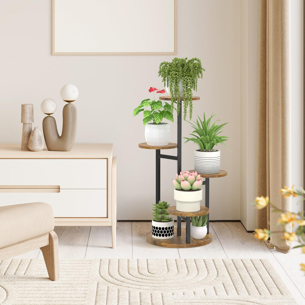 Oppro lifestyle on balcony with mixed plants showing decorative versatility