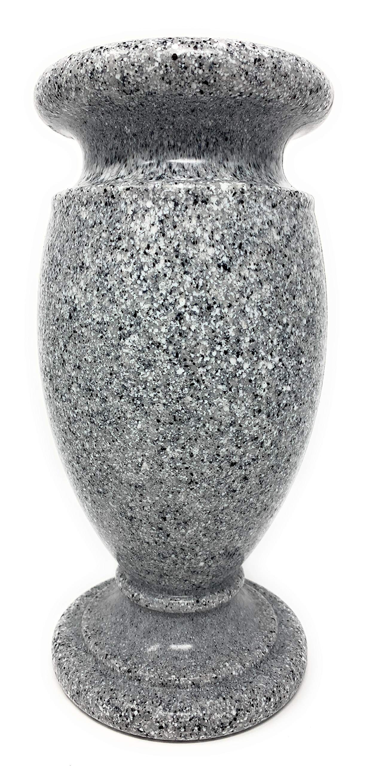 Optimum front view showing light grey granite look and durable benefit