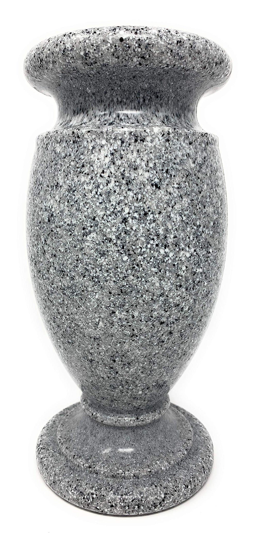Optimum front view showing light grey granite look and durable benefit