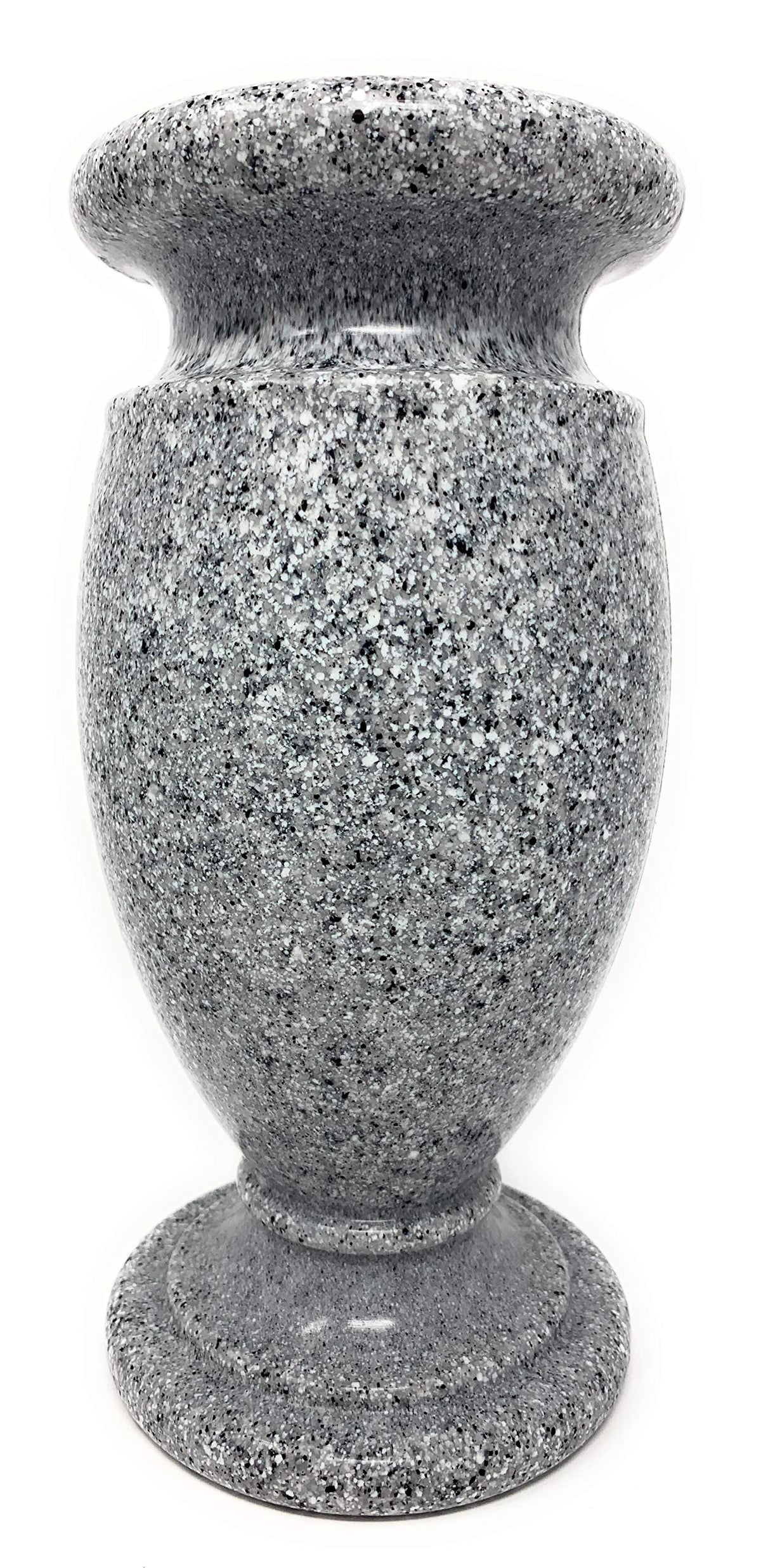 Optimum front view showing light grey granite look and durable benefit