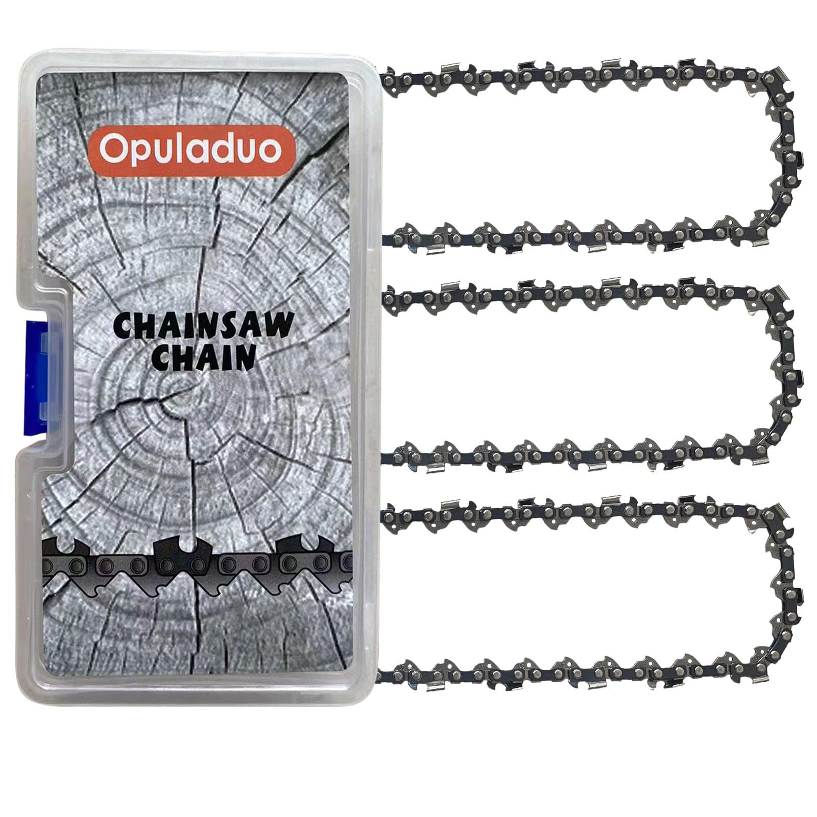 Opuladuo chain length measurement against ruler, confirming precise 16-inch sizing