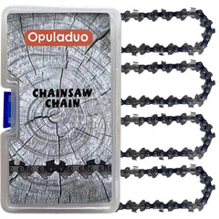 Opuladuo chain beside a ruler showing the 5-inch length for accurate sizing