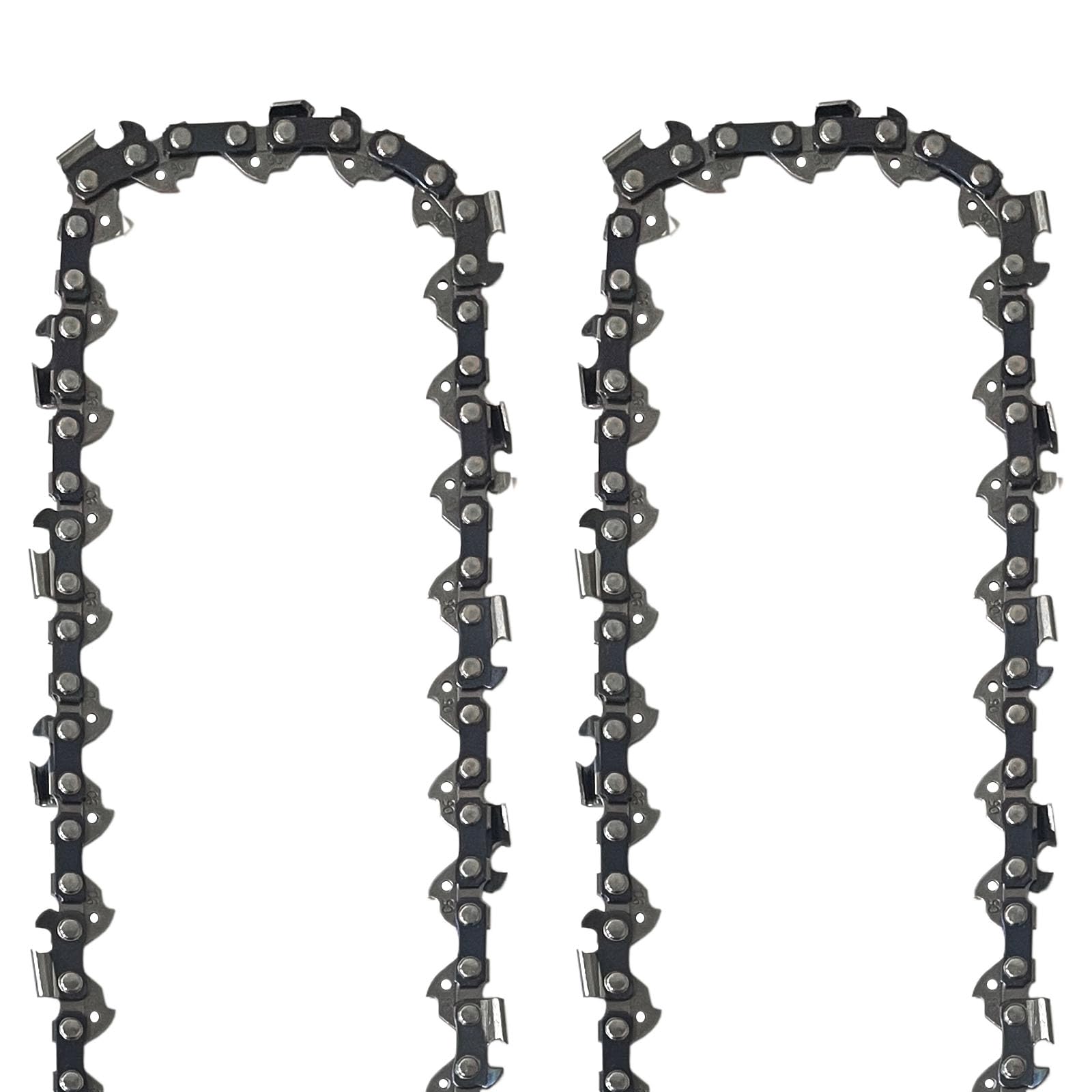 Opuladuo chain tensioning detail on saw, illustrating secure fit and safe operation