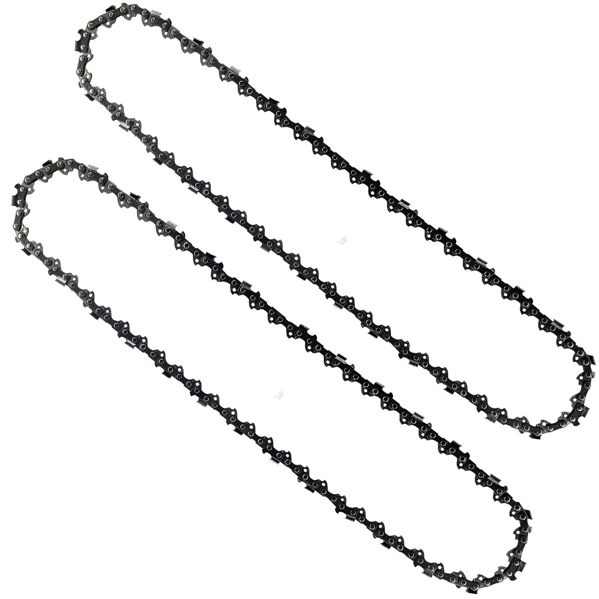 Opuladuo front packaging of 20 inch chains showing model fit benefit
