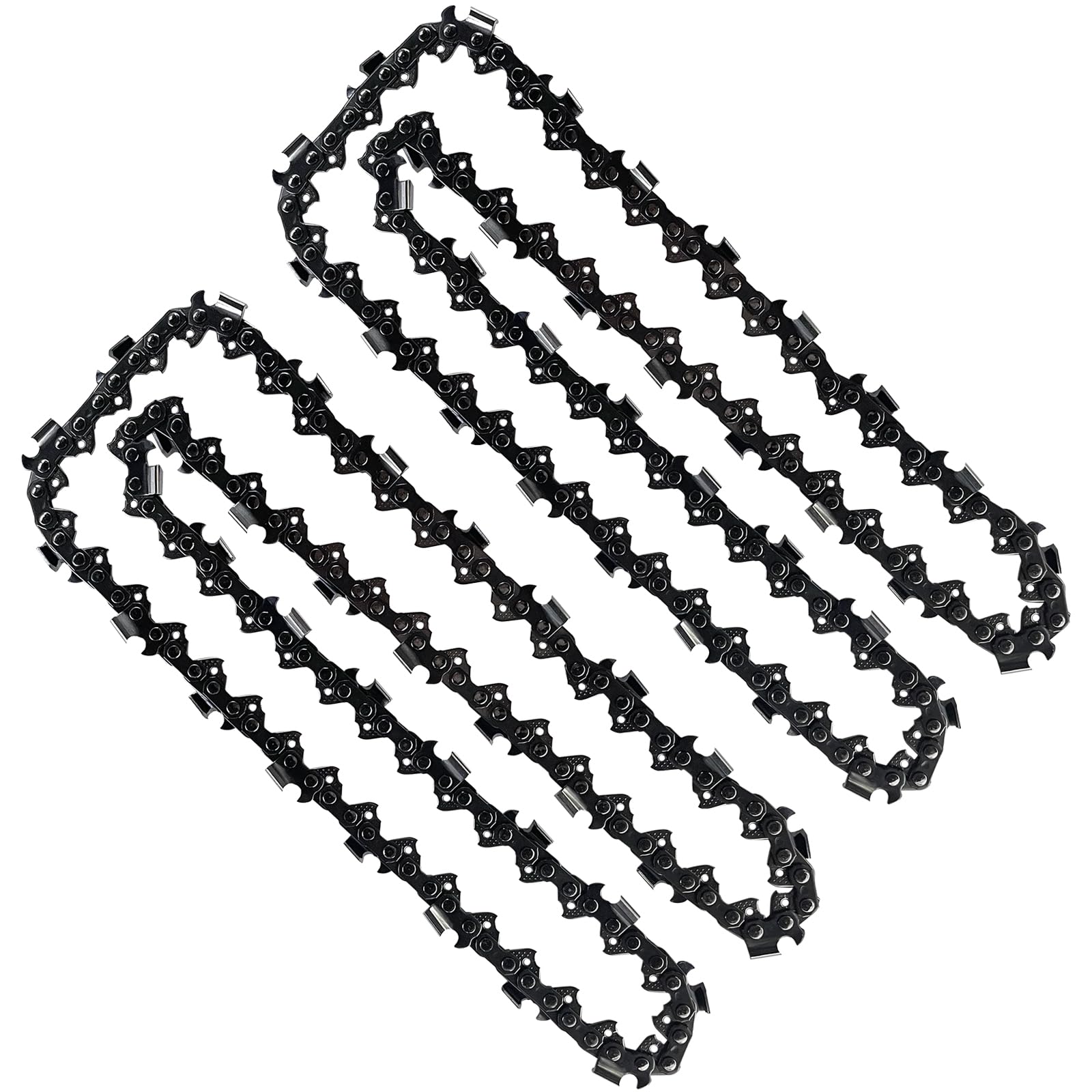 Opuladuo front view of 25-inch chain packaging showing model and benefits