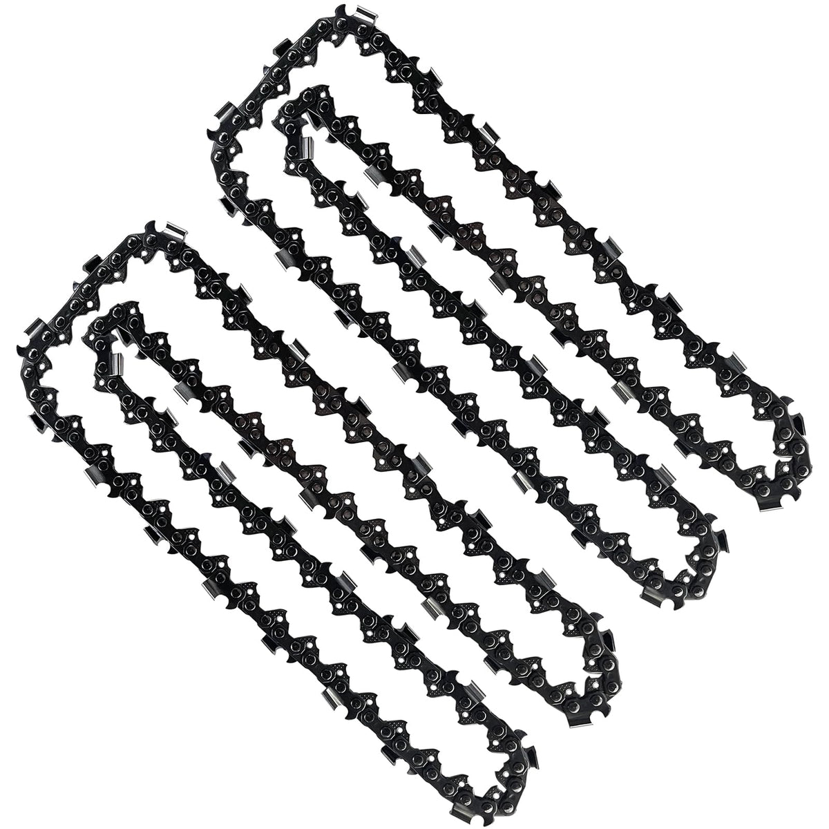 Opuladuo front view of 25-inch chain packaging showing model and benefits
