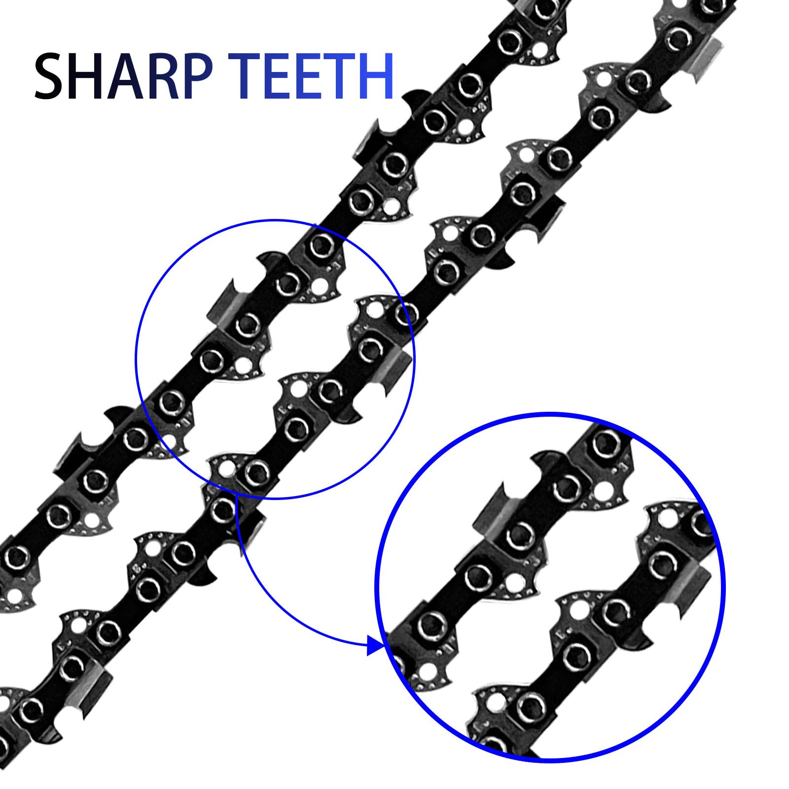 Opuladuo chain installed on an EGO CS2000 bar demonstrating proper fit