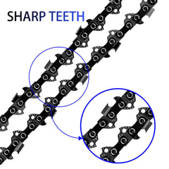 Opuladuo chain installed on an EGO CS2000 bar demonstrating proper fit