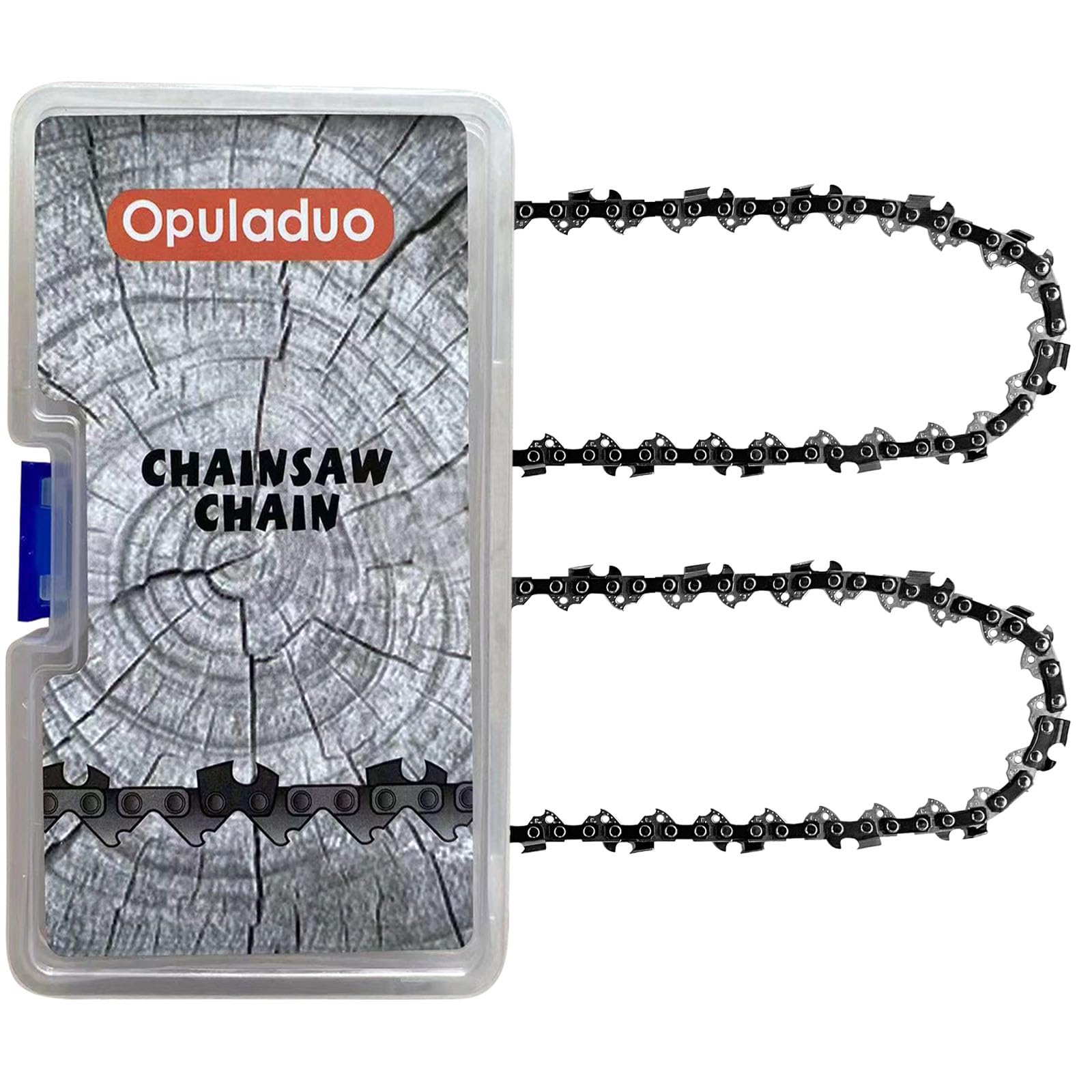 Opuladuo chain laid next to ruler for scale showing exact 20-inch size