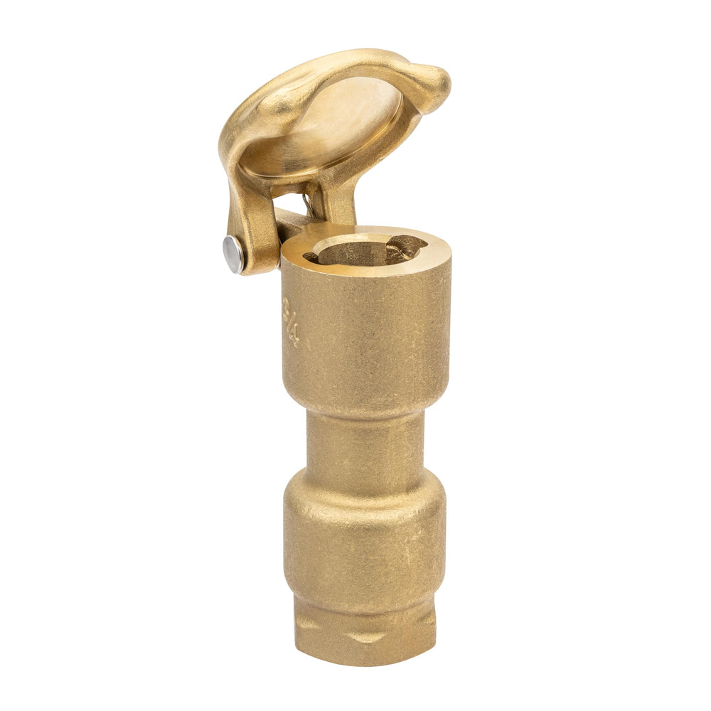 Orbit 51029 front view with lid closed showing durable brass protection and long-term reliability