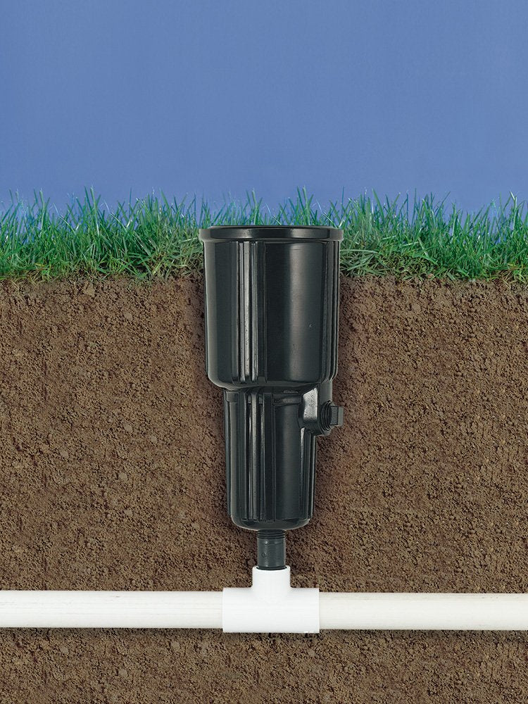 Orbit 55200 pop-up height detail demonstrating low-profile 3-inch rise benefit