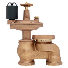 Orbit 57065 front view brass valve showing durable construction and flow control