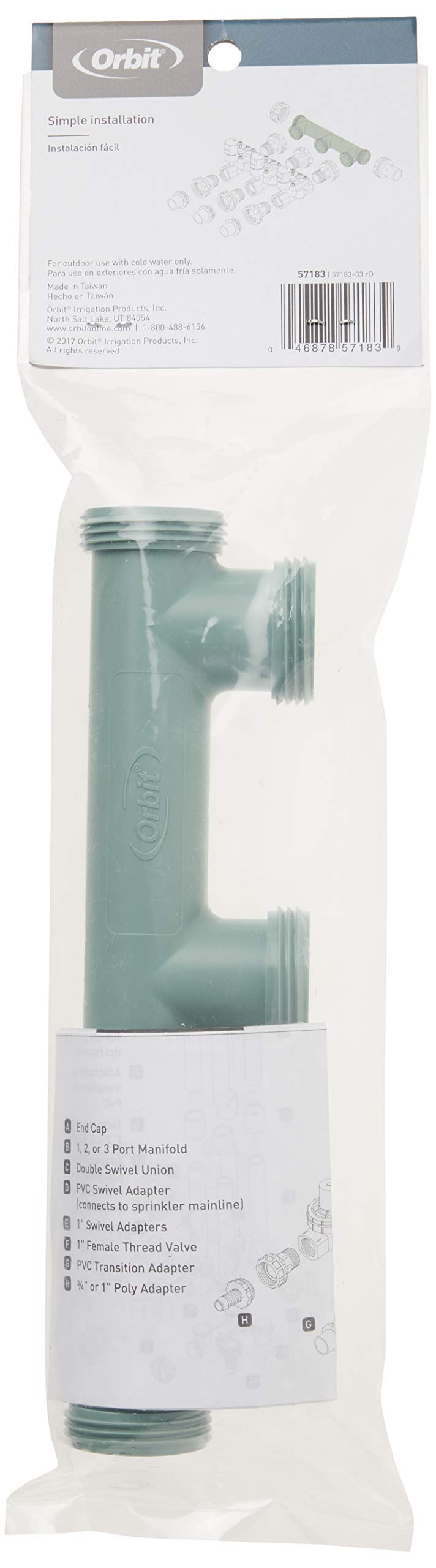 Orbit 57183 installed in valve box showing neat underground fit and protection benefit