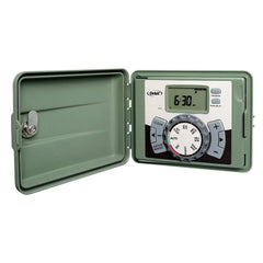 Orbit 57900 front closed cabinet showing weather-ready protection and secure enclosure