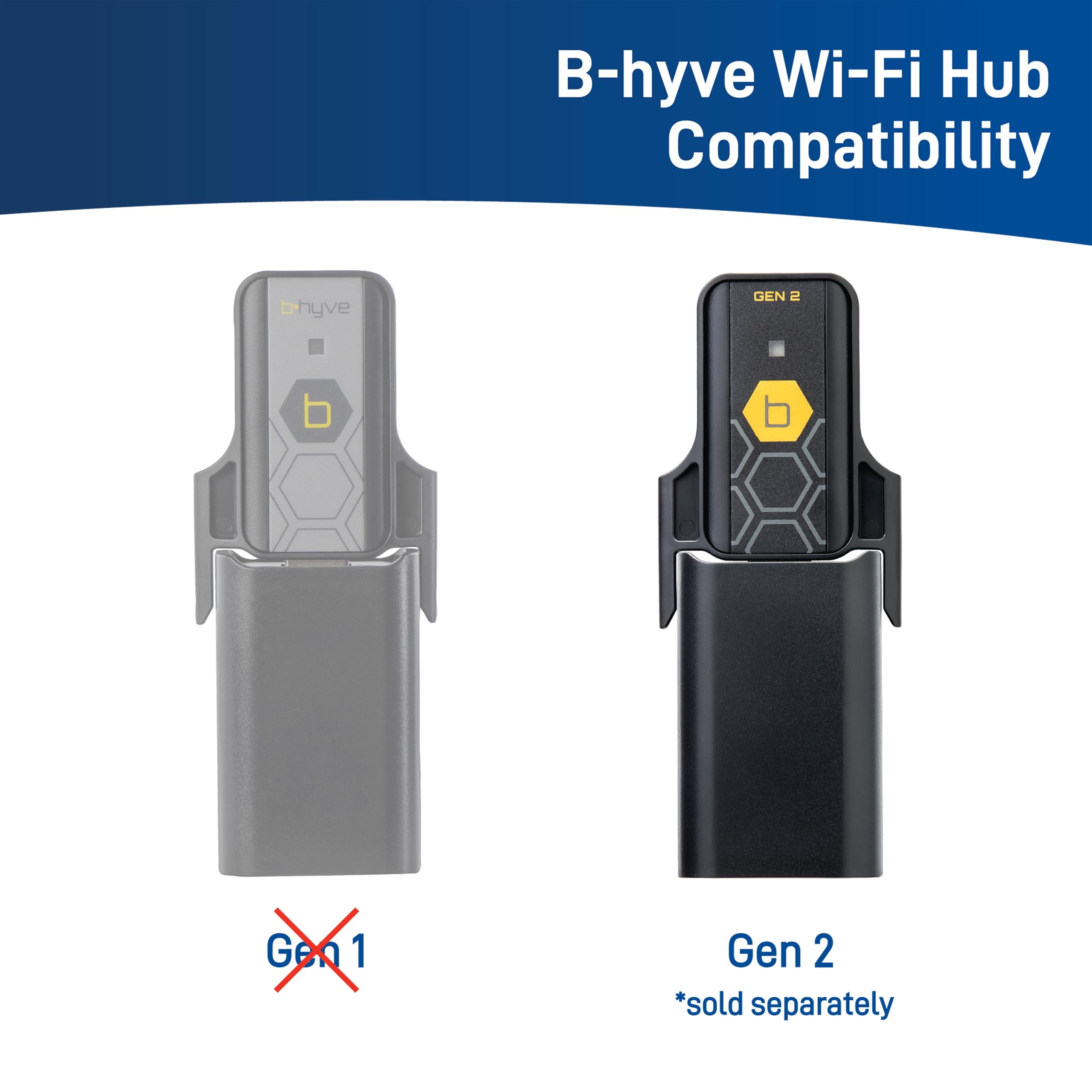 Orbit app B-hyve en móvil control remoto y notificaciones