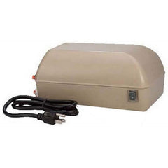 Orbit Arizona Mist booster pump front view showing compact wall-mount design and controls for easy installation