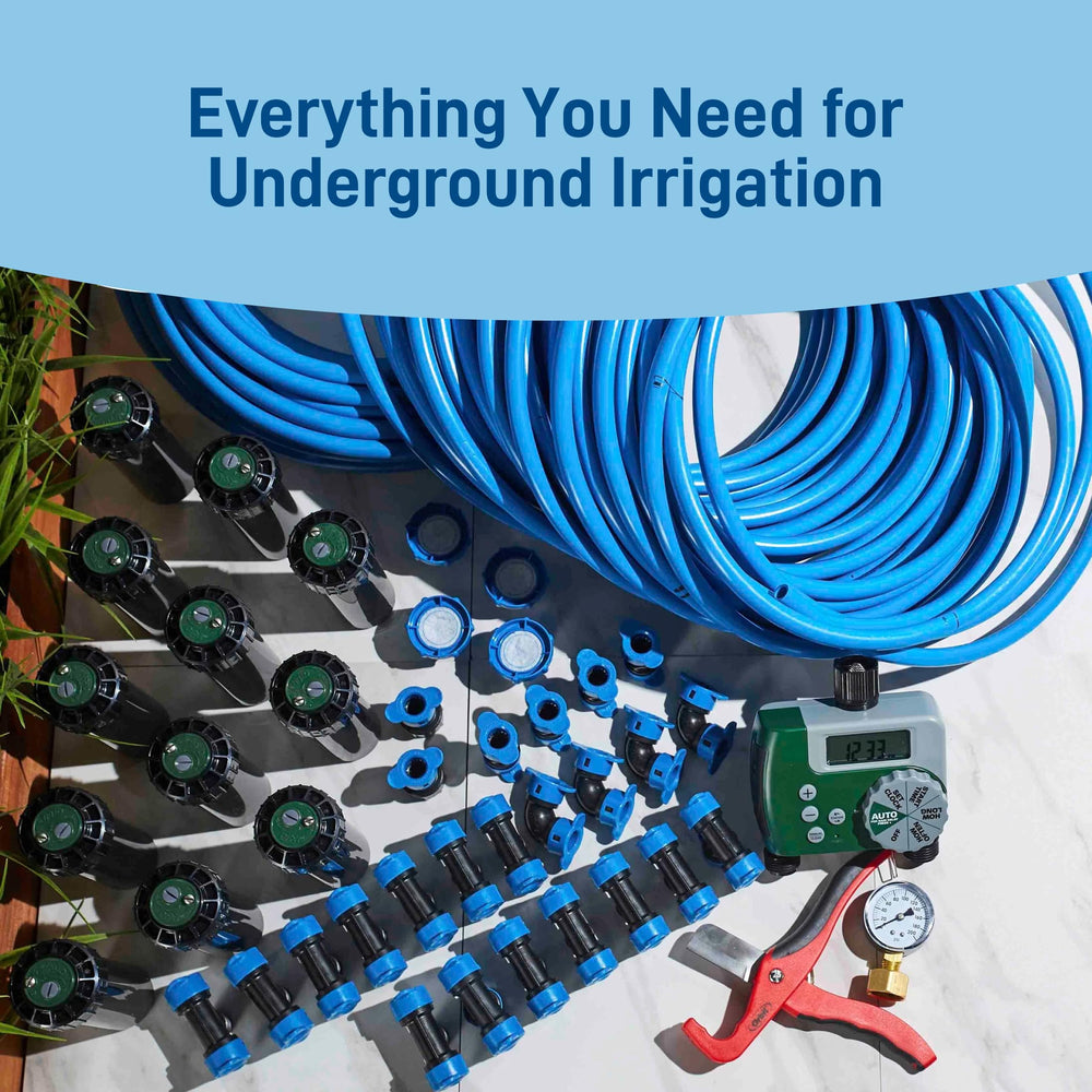 Orbit Blu-Lock tubing connection detail ensuring leak-resistant joins