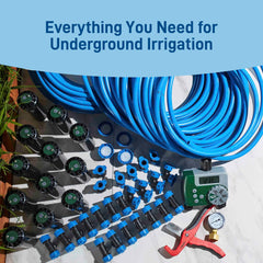 Orbit Blu-Lock tubing connection detail ensuring leak-resistant joins