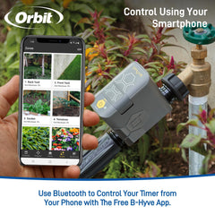 Orbit detalle de pantalla y botones para programación rápida